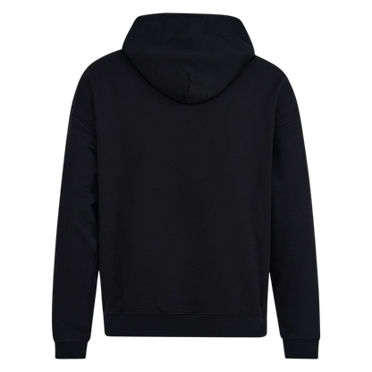 BLACK RELAXED HOODY LXNELY HEART