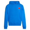 ELECTRIC BLUE RELAXED HOODY LXNELY HEART
