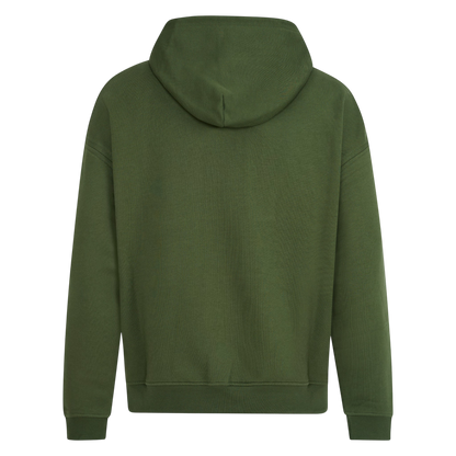 KHAKI RELAXED HOODY LXNELY HEART