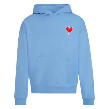 BABY BLUE RELAXED HOODY LXNELY HEART