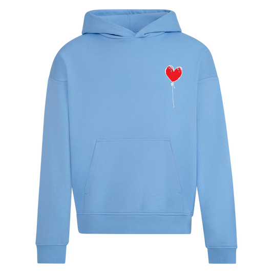 BABY BLUE RELAXED HOODY LXNELY HEART