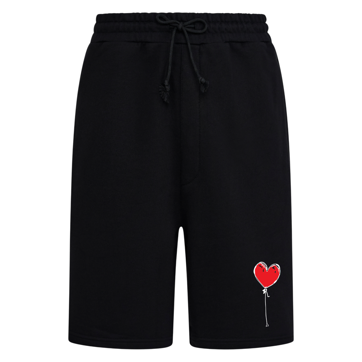 BLACK RELAXED SHORTS LXNELY HEART