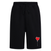 BLACK RELAXED SHORTS LXNELY HEART