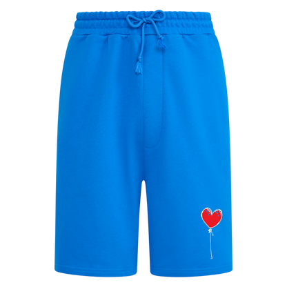 ELECTRIC BLUE RELAXED SHORTS LXNELY HEART