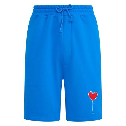 ELECTRIC BLUE RELAXED SHORTS LXNELY HEART