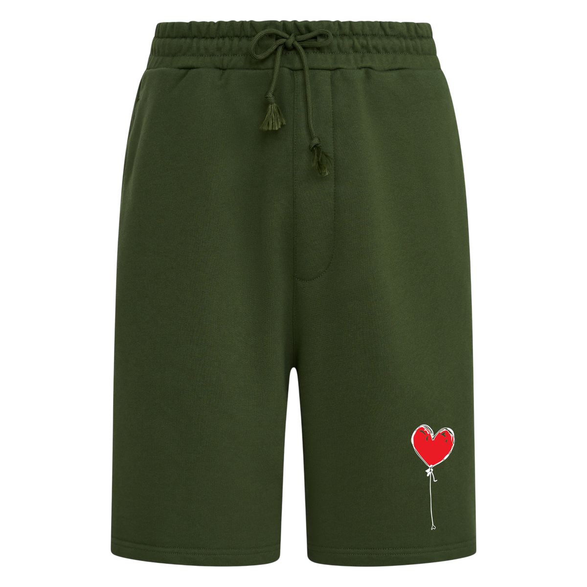 KHAKI RELAXED SHORTS LXNELY HEART