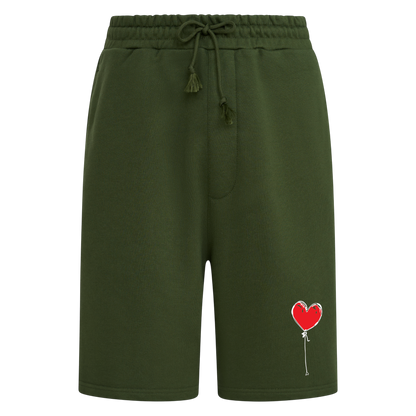 KHAKI RELAXED SHORTS LXNELY HEART