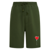 KHAKI RELAXED SHORTS LXNELY HEART
