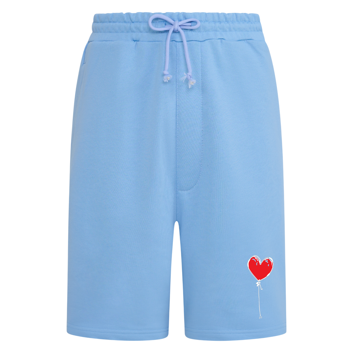 BABY BLUE RELAXED SHORTS LXNELY HEART