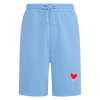 BABY BLUE RELAXED SHORTS LXNELY HEART
