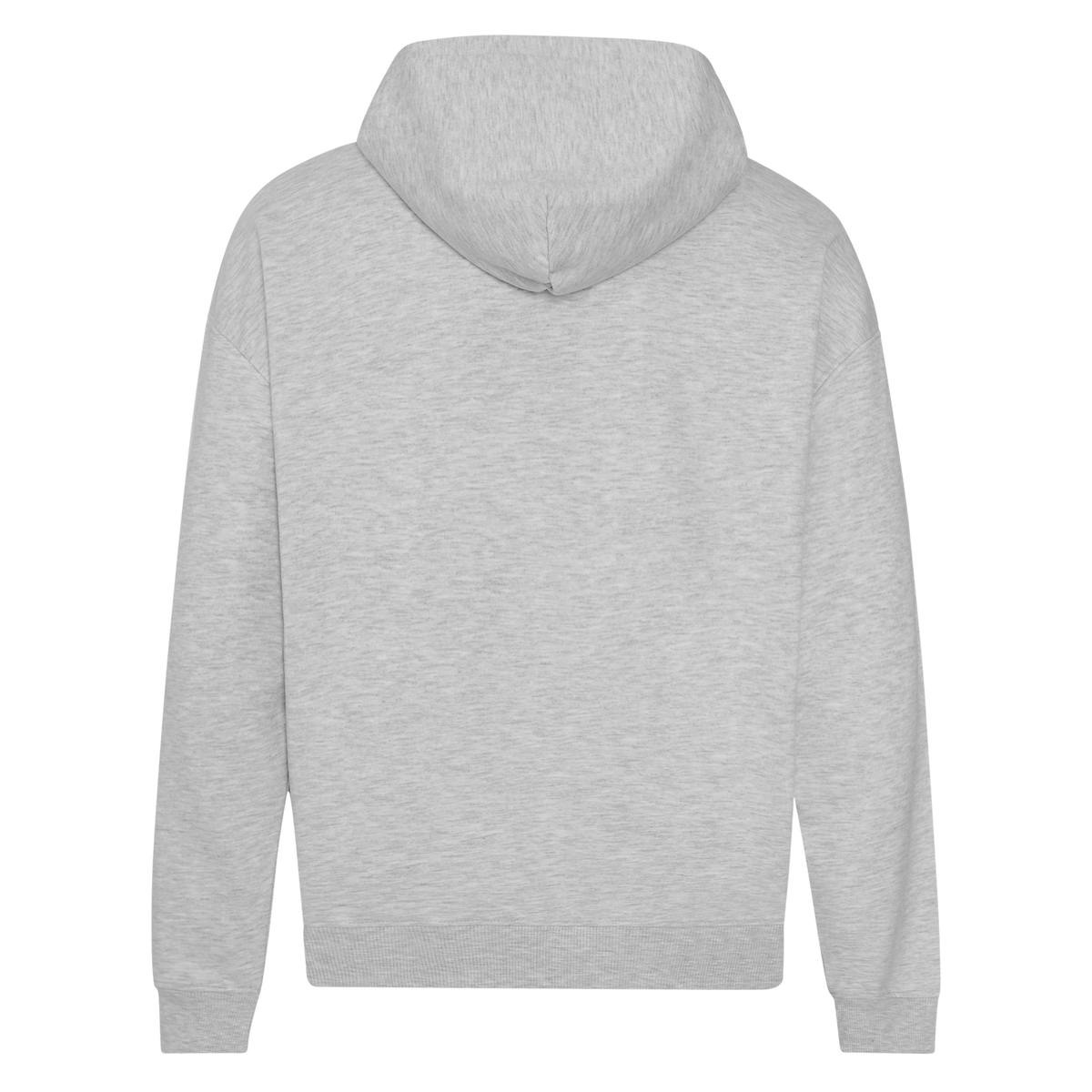 GREY RELAXED ZIP UP HOODY BLUE LXNELY HEART