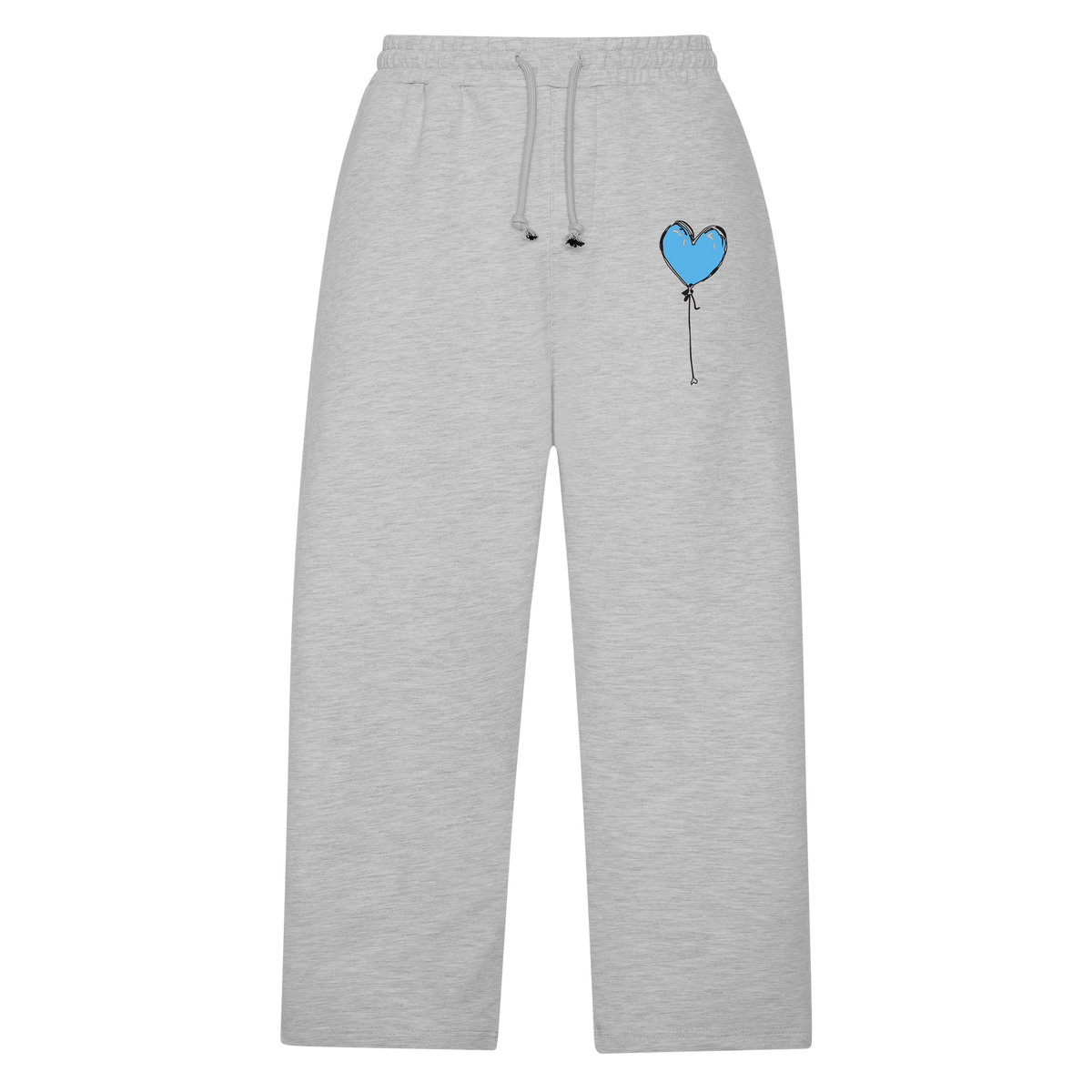GREY JOGGERS BLUE LXNELY HEART