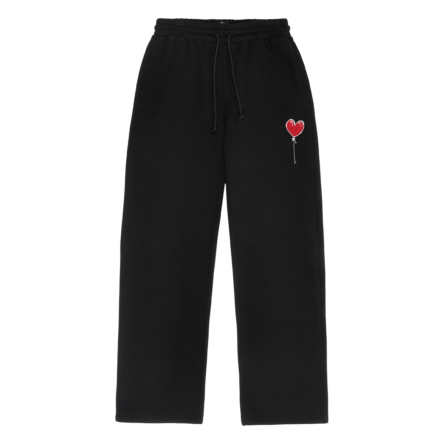 BLACK JOGGERS LXNELY HEART
